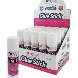 TR-15G Univerzális ragasztóstift PVP ragasztóstift 15g Trixline
