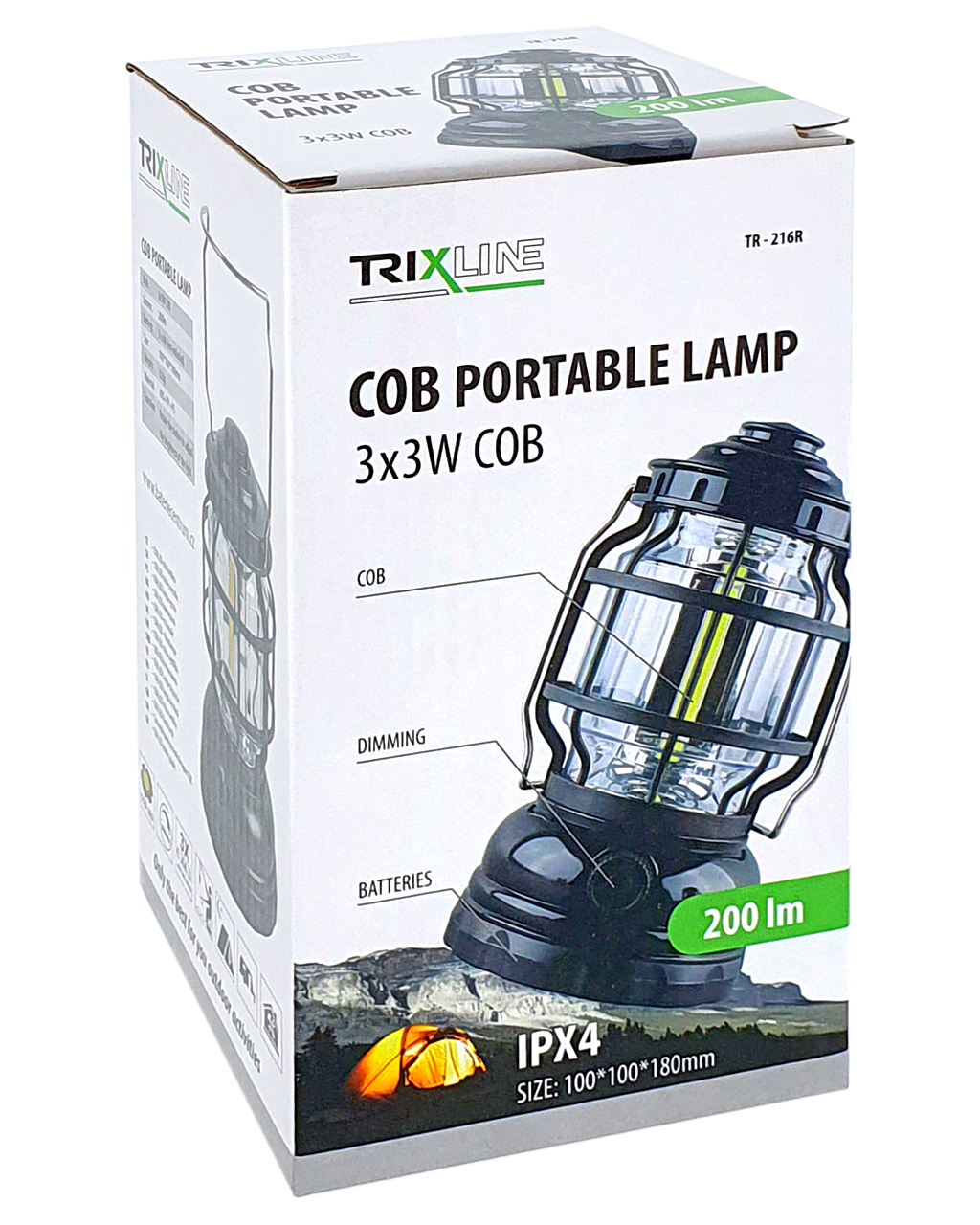 LED TR-216R COB 3x3W kültéri elemek zjeklámpa TRIXLINE fekete - Image 2