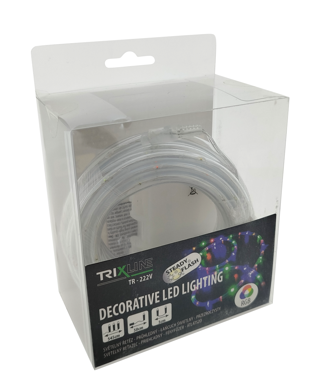 TR-222V Fényfüzér – átlátszó TRIXLINE TR-222V Fényfüzér – átlátszó TRIXLINE