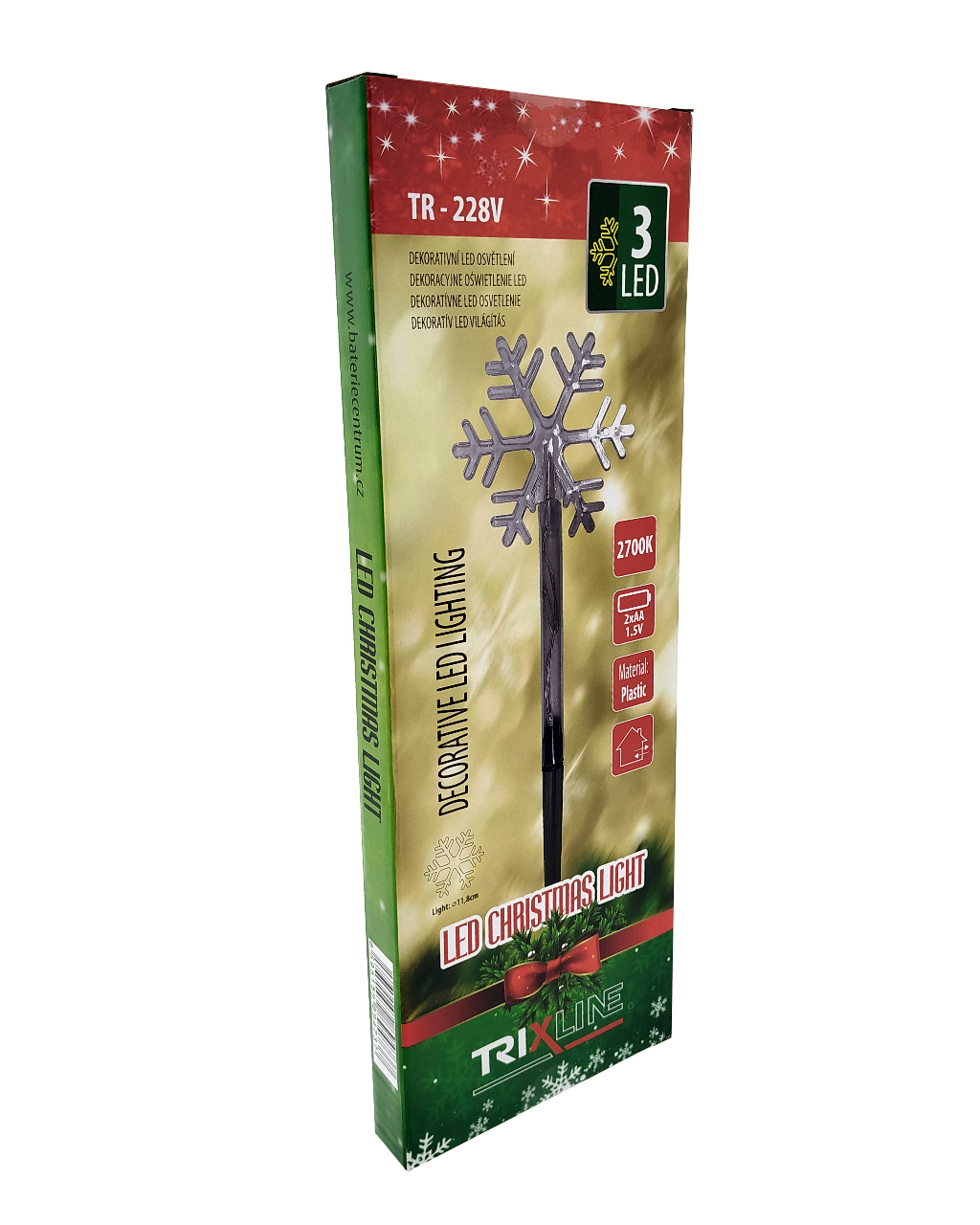 TR-228V Karácsonyi LED kerti dekoráció - Hópelyhes TRIXLINE - Image 4