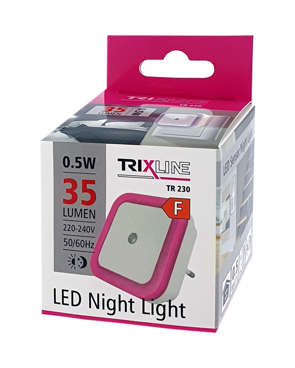 TR 230 LED éjszakai fény, rózsaszín, , TRIXLINE TR 230 LED éjszakai fény, rózsaszín, , TRIXLINE