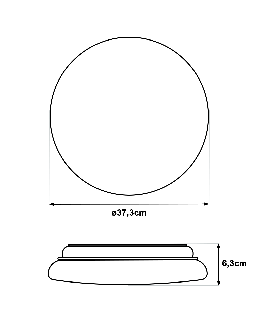 TR-24M LED 24W/1920lm/4000K szenzoros, kerek fényű - fehér Trixline LENA - Image 4