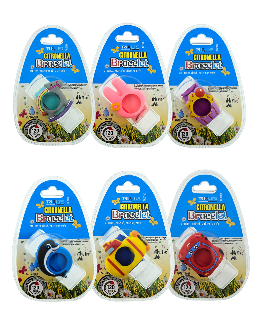 TR 270C - Illatos karkötő citronellavál - 2 utántälte