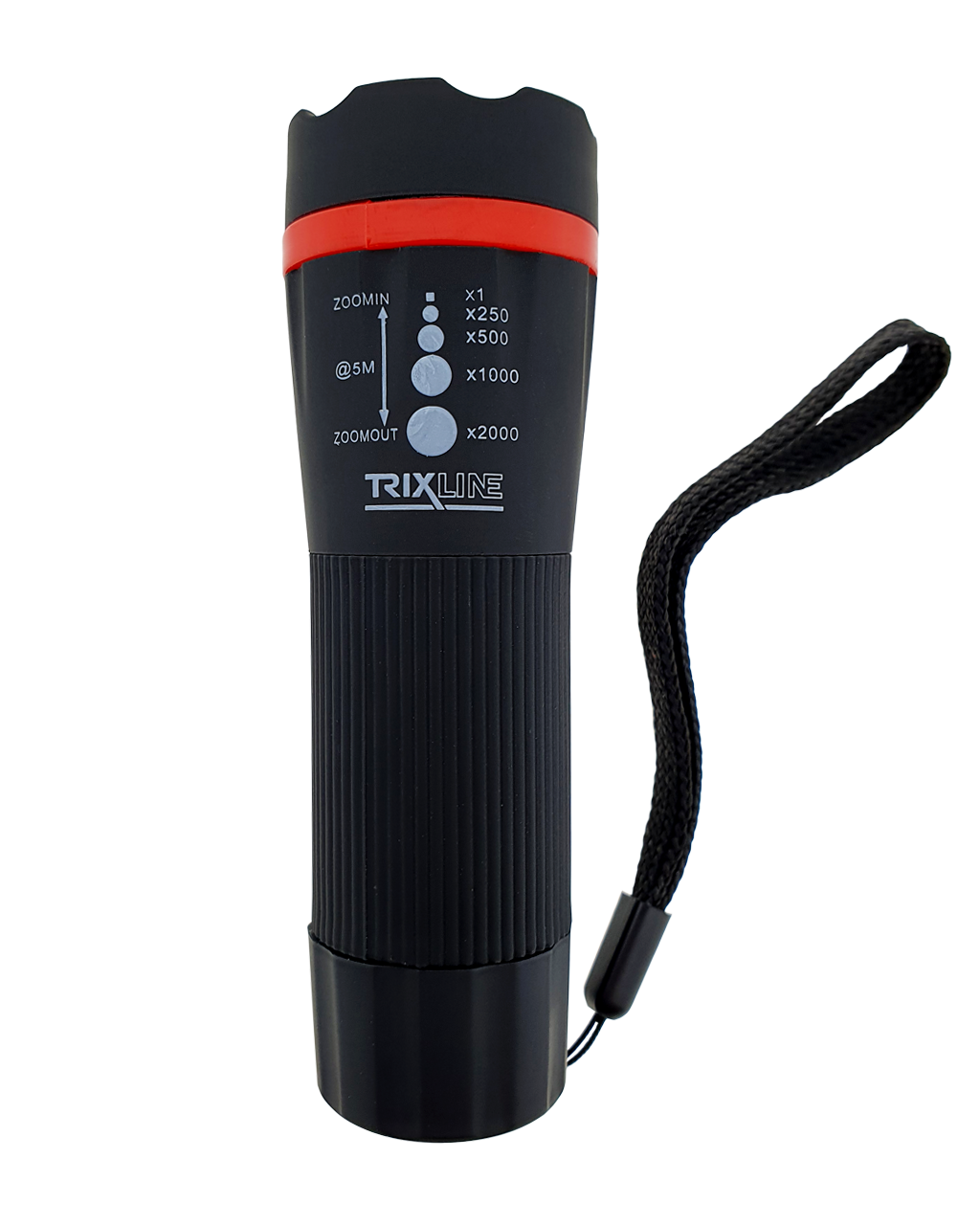 TR 310R piros LED kézi zseblámpa zoommal, ABS/1W TR 310R piros LED kézi zseblámpa zoommal, ABS/1W