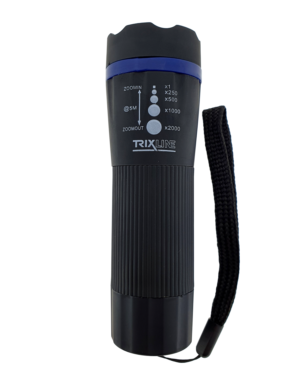 TR 312R fekete Kézi LED-es zseblámpa zoommal , ABS/1W - Image 3