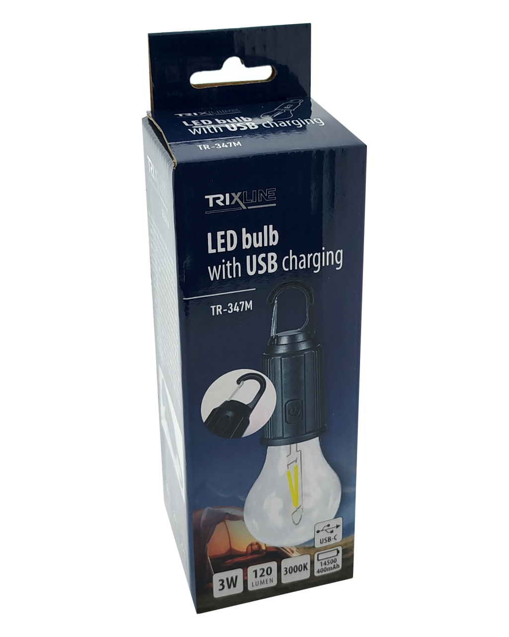 TR-347M LED izzo USB töltéssel 3W 3000K Trixline - Image 4
