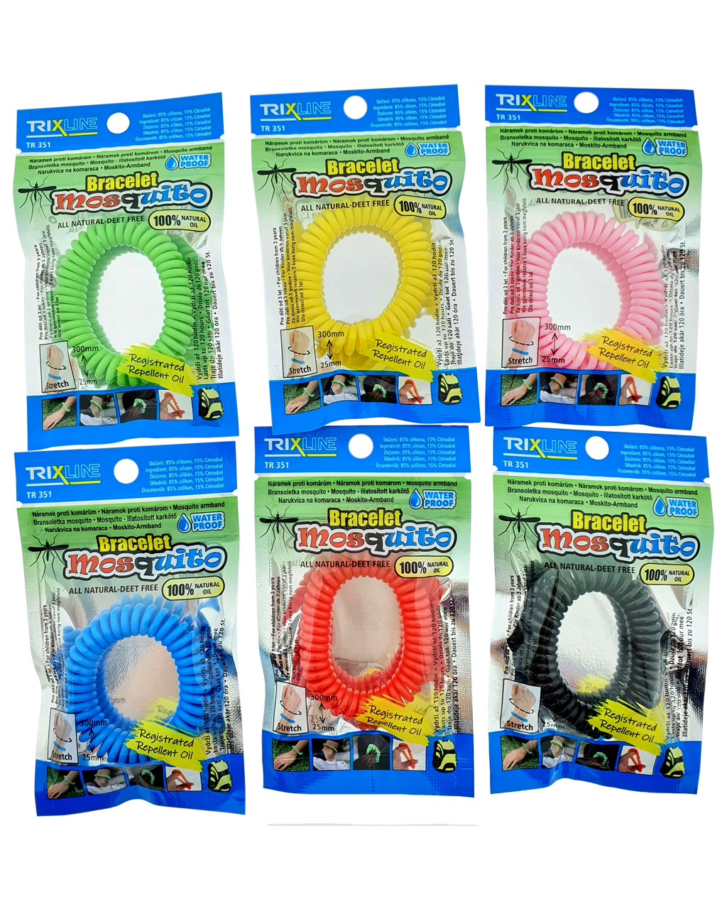 TR 351 Trixline riasztó karkötő citriodiolal