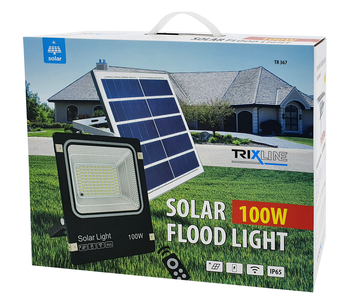 TR 367 Napelemes lámpa 100W TRIXLINE - Image 2