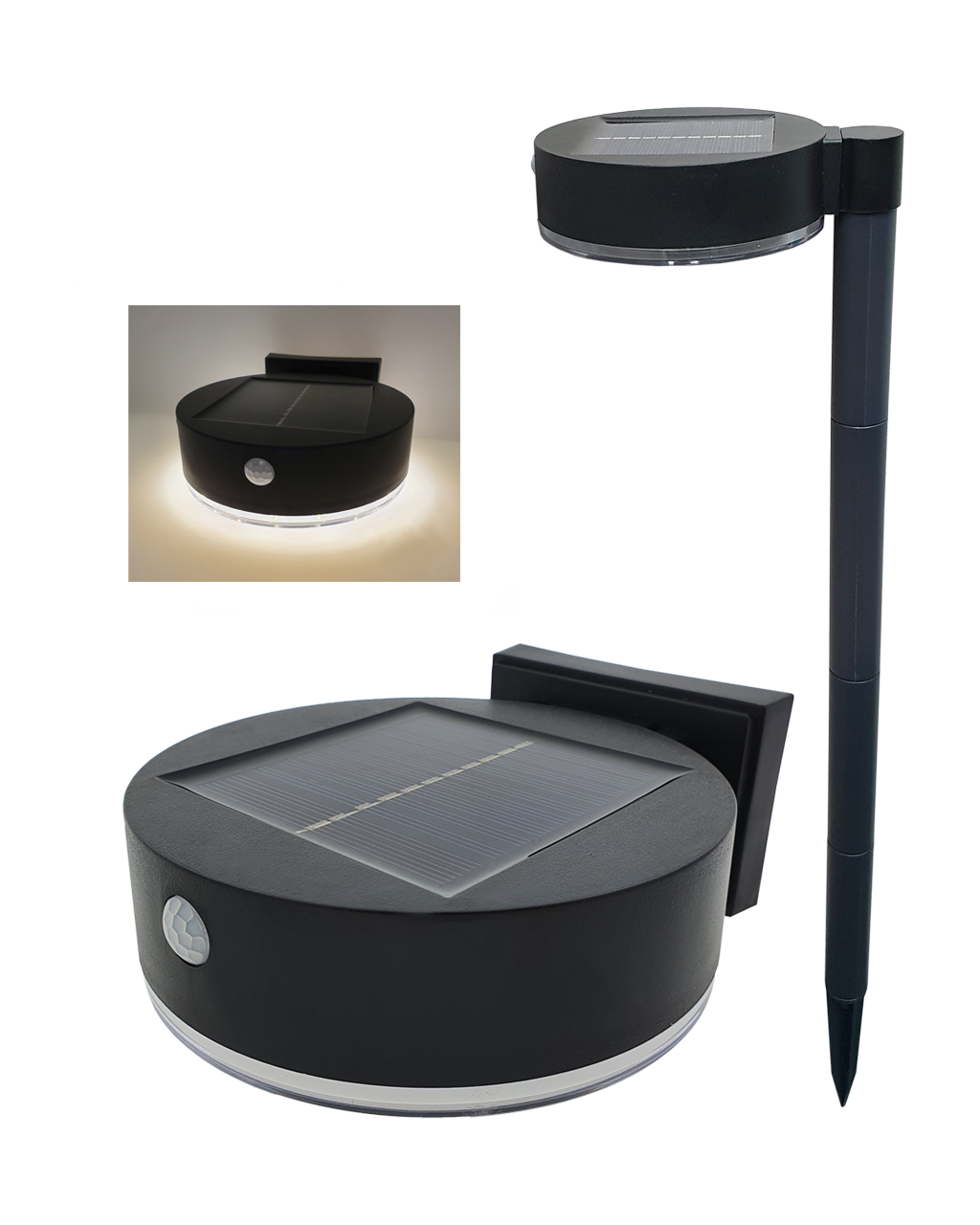 TRIXLINE HD - 372S Napelemes lámpa mozgásérzékelő