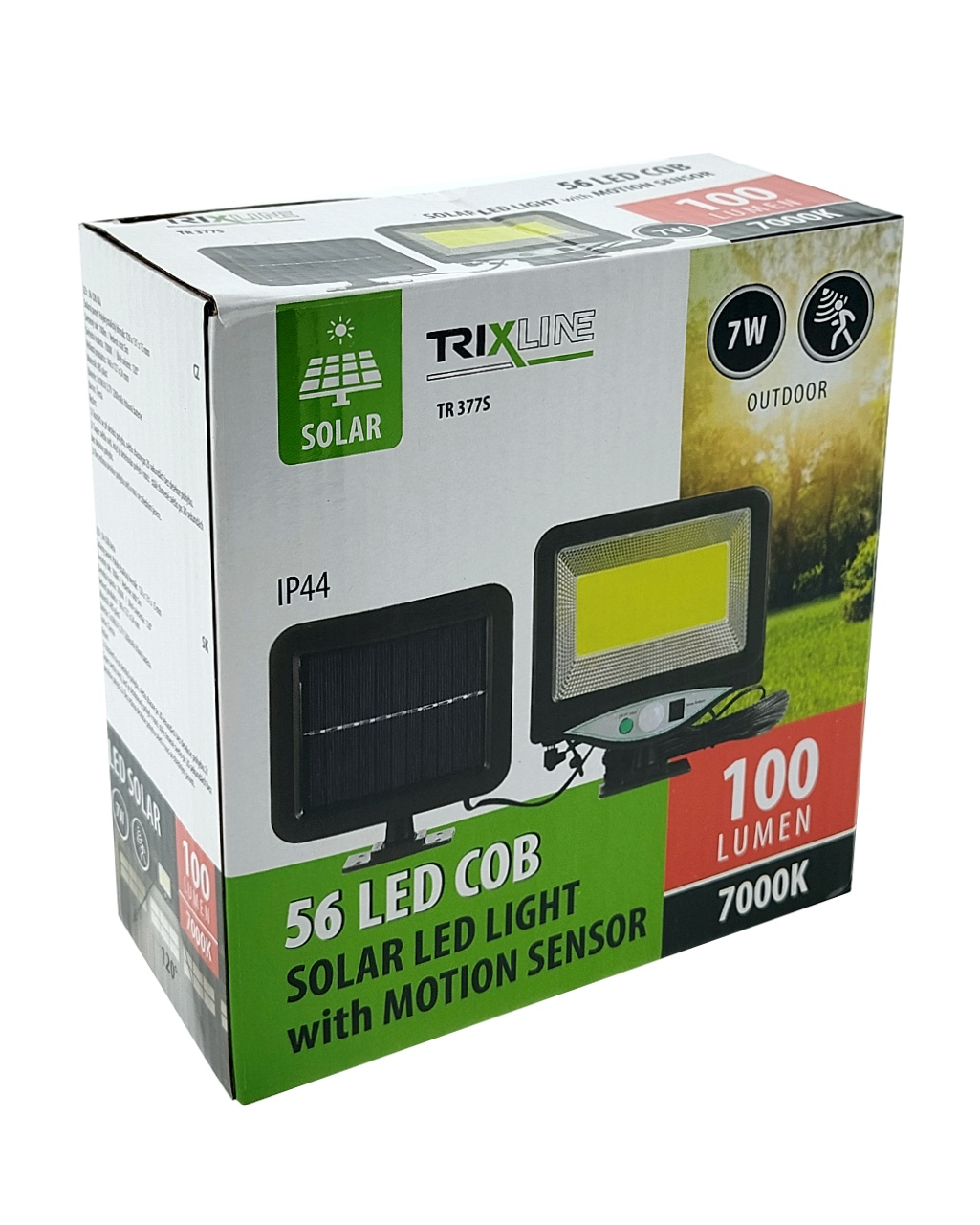 TRIXLINE TR 377S LED napelemes lámpa 7W mozgásérzékelős - Image 2