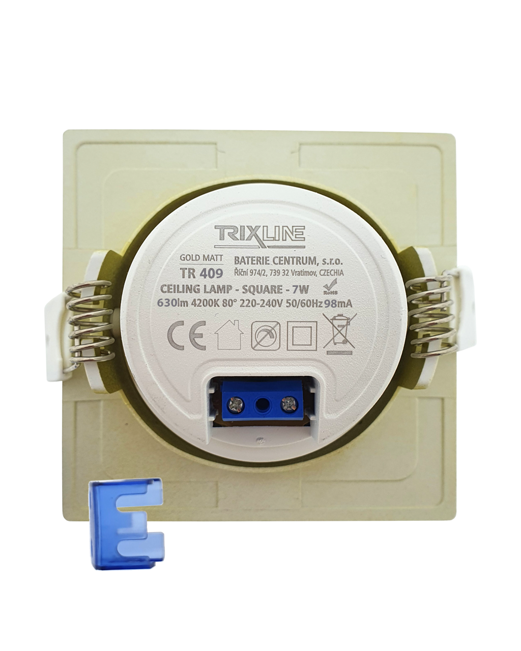 TR 409 LED spotlámpa 7W TRIXLINE Mennyezeti Arany - Image 3