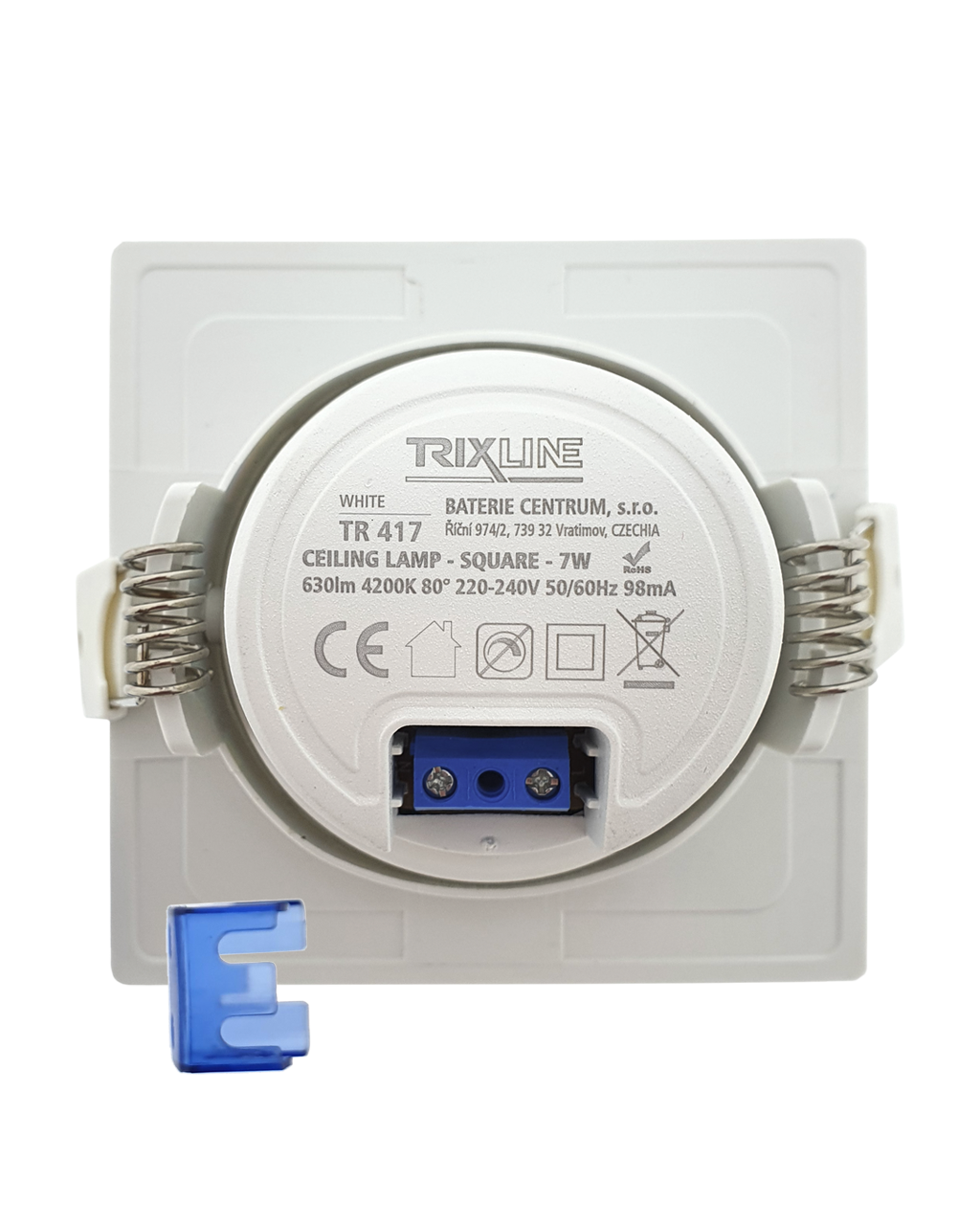 TR 417 LED 7W - négyzet alakú spotlámpa / 9512 Fehér TRIXLINE - Image 2