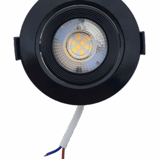 TR 425 LED spotlámpa 7W - kerek / 9666 Fekete TRIXLINE