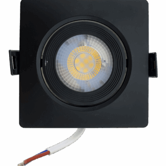 TR 426 LED spotlámpa 7W - négyzet alakú/ 9697 Fekete TRIXLINE