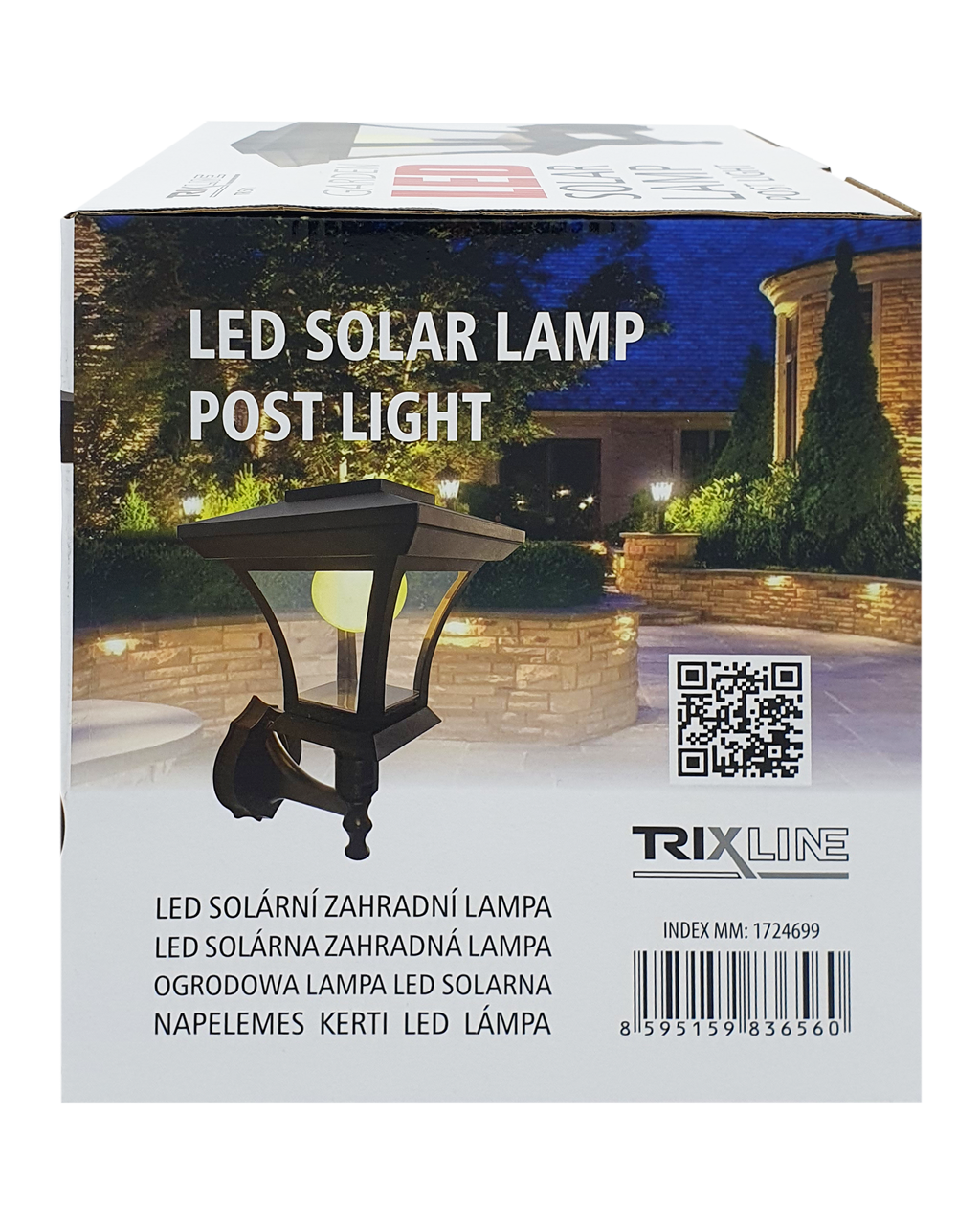 TR 501 LED dekoratív napelemes függőlámpa Trixline TR 501 LED dekoratív napelemes függőlámpa Trixline