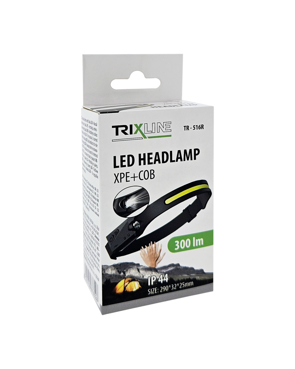 TR-516R TRIXLINE LED XPE+COB újratölthető zseblámpa TR-516R TRIXLINE LED XPE+COB újratölthető zseblámpa
