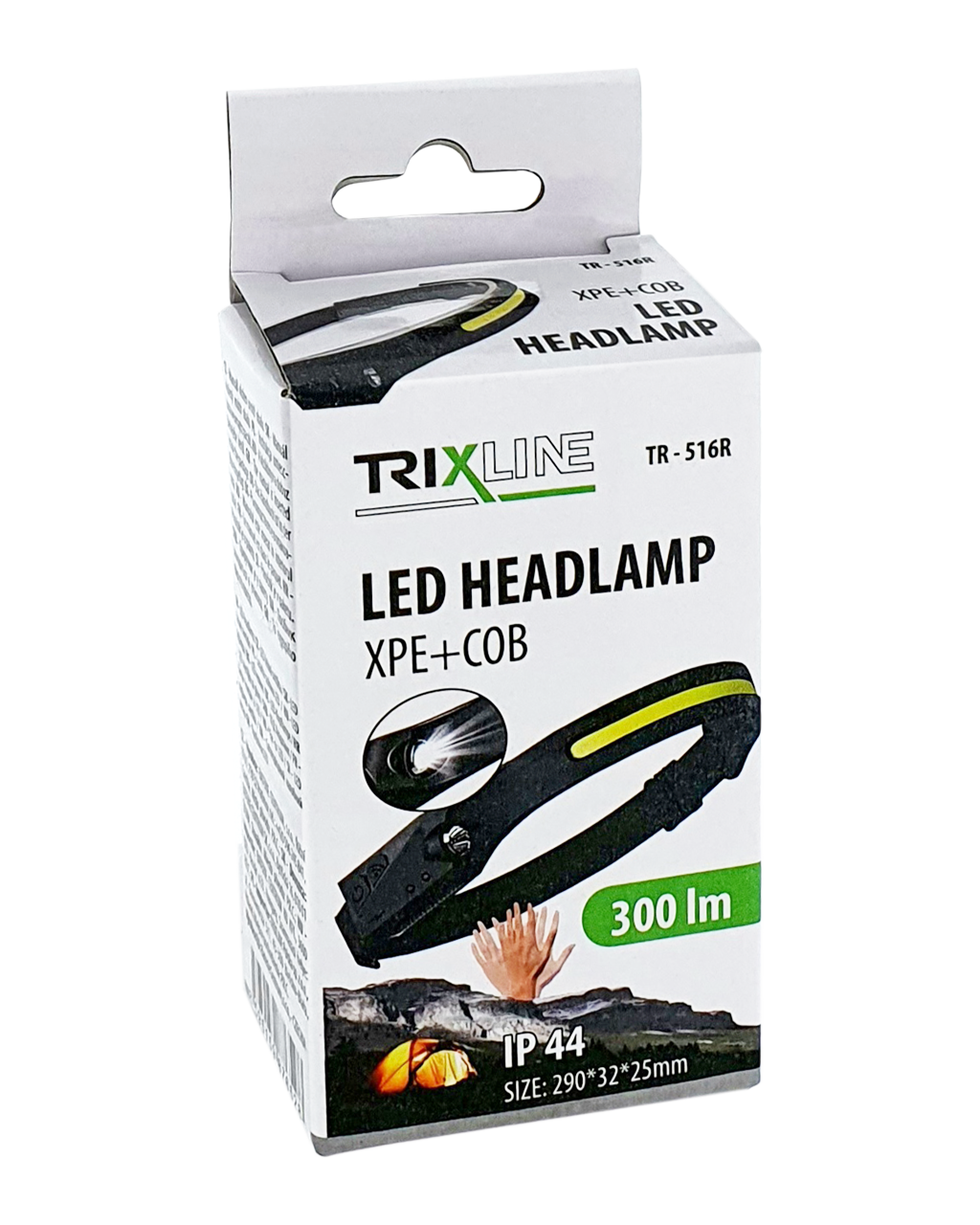 TR-516R TRIXLINE LED XPE+COB újratölthető zseblámpa TR-516R TRIXLINE LED XPE+COB újratölthető zseblámpa