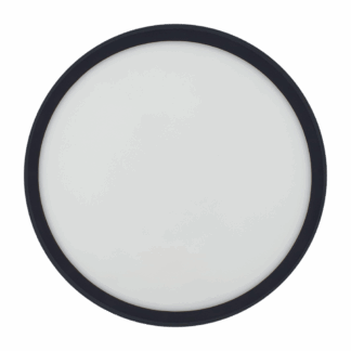 TR-51S LED  18W 1850lm 4000K ø23cm/kerek fekete Trixline mennyezeti lámpa