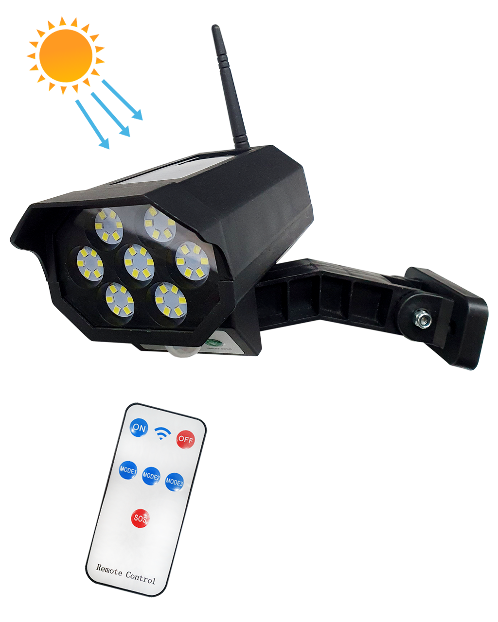 TR-593 Napelemes LED lámpa – CCTV kamera ütánzás – községsző TRIXLINE TR-593 Napelemes LED lámpa – CCTV kamera ütánzás – községsző TRIXLINE