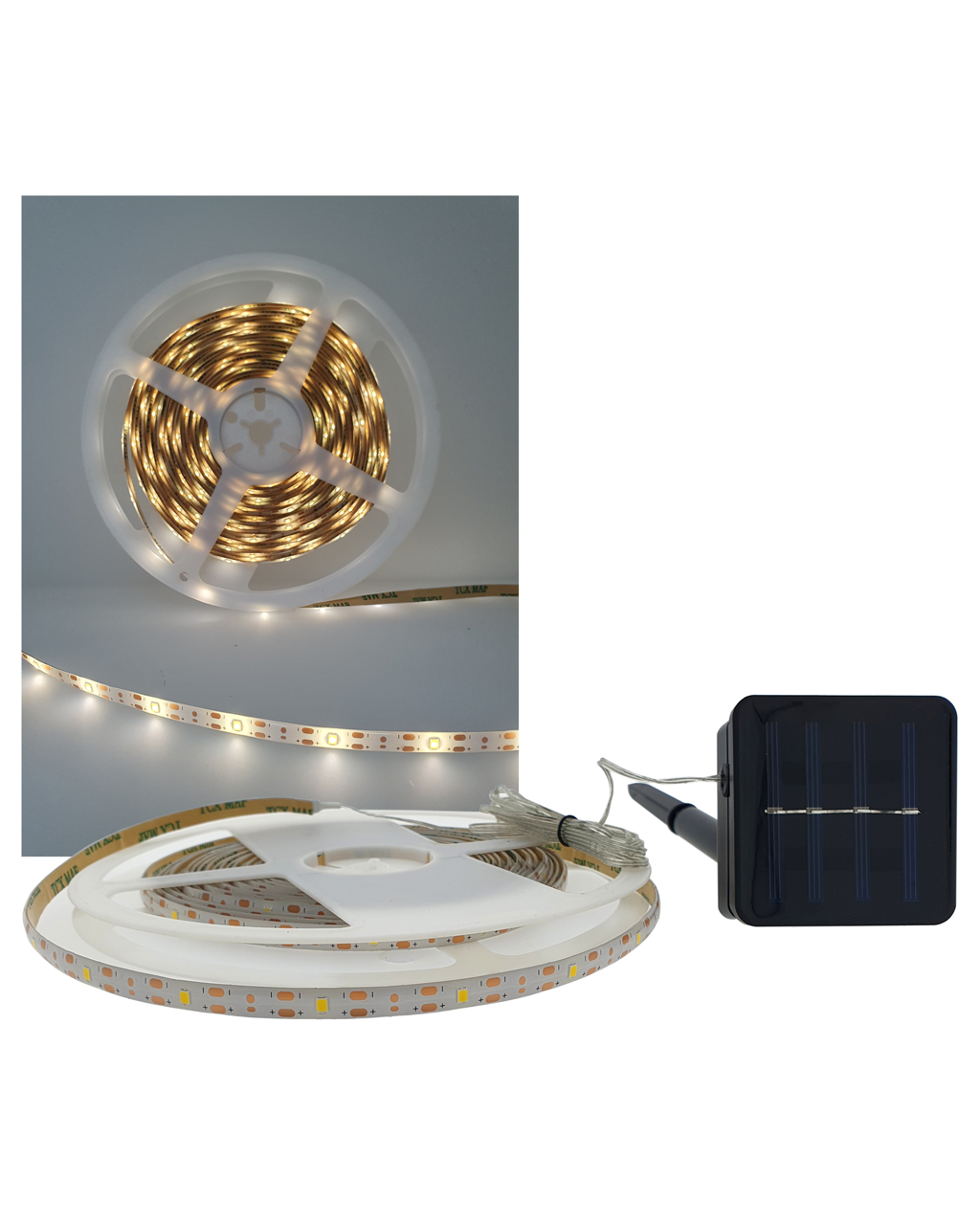 TR-594 10m Napelemes LED szalag TR-594 10m Napelemes LED szalag