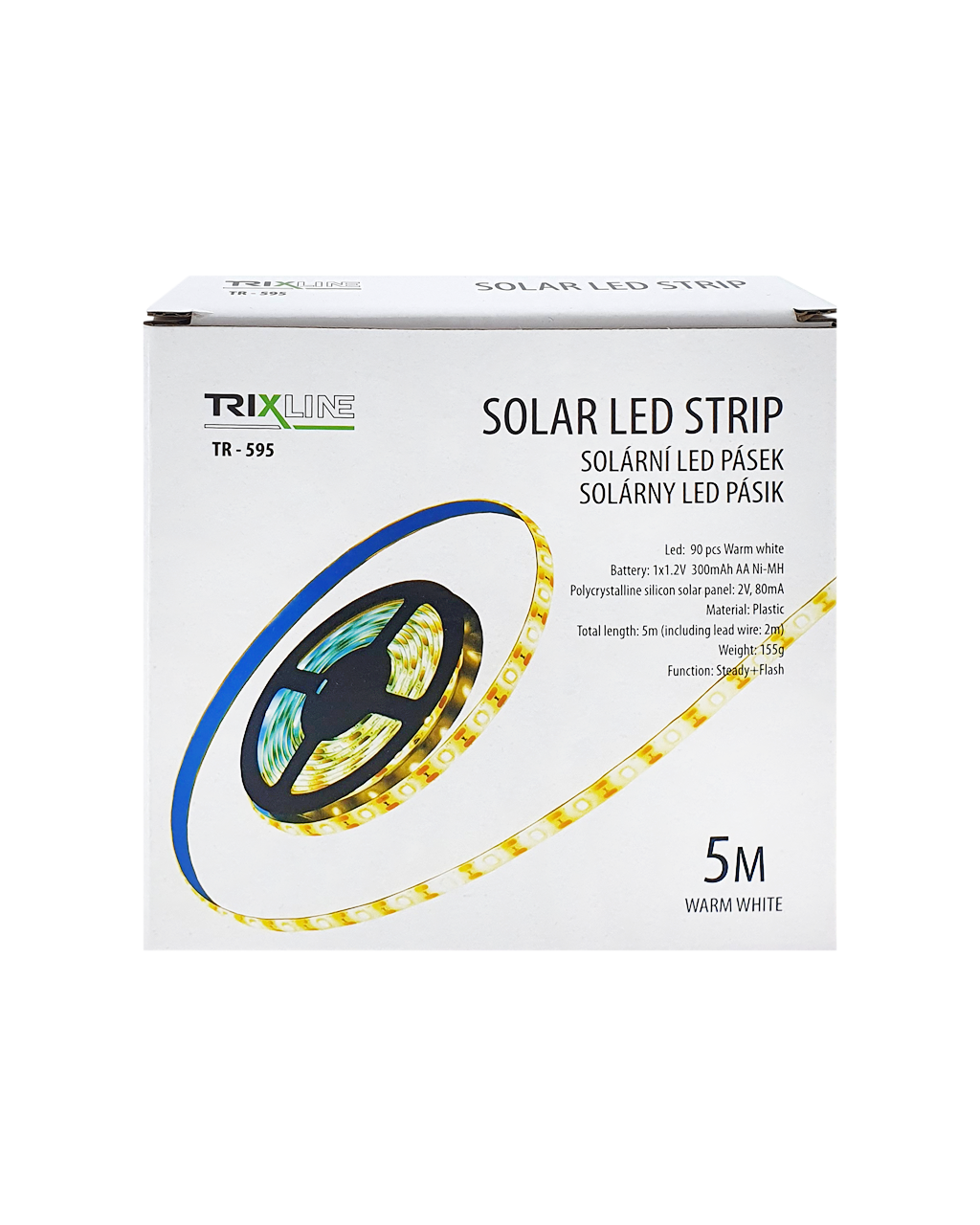 TR-595 5m Napelemes LED szalag TR-595 5m Napelemes LED szalag
