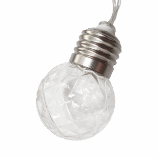 Dekoratív TR-603 10 db-os LED-es kültéri oszloplámpa lánc 2 m IP44 Trixline