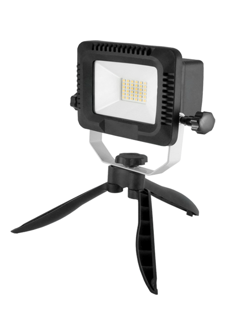 TR 605 Tölthető 10W LED munkalámpa háromlábú állvánnyal TRIXLINE