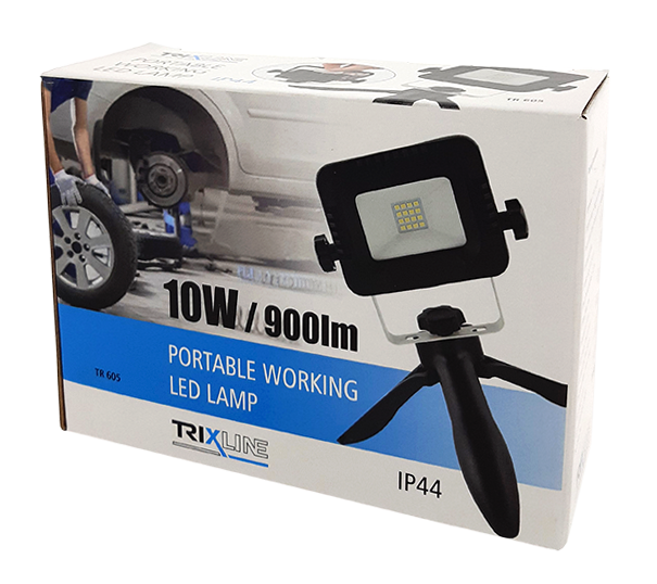 TR 605 Tölthető 10W LED munkalámpa háromlábú állvánnyal TRIXLINE - Image 2