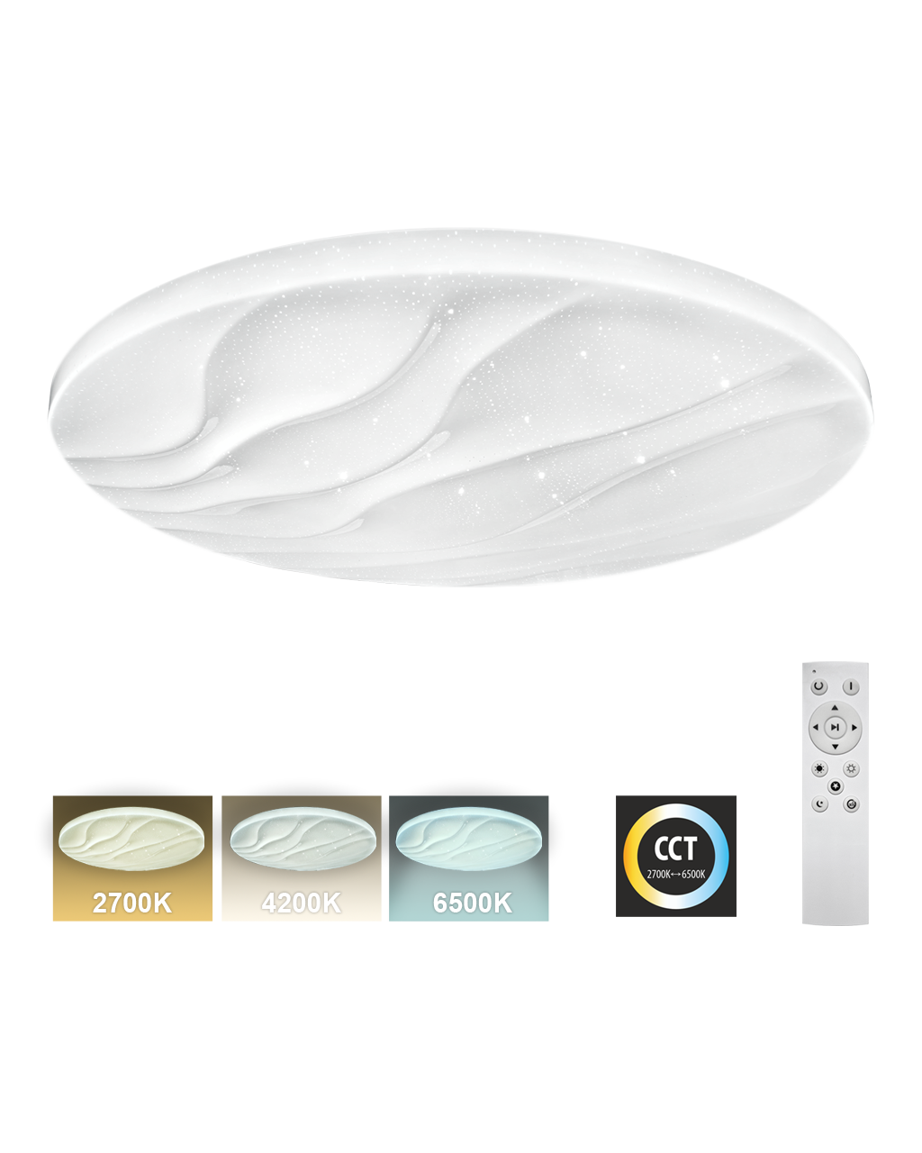 TR-607C – LIKA 60W 5700lm ø58cm CCT + Trixline vezérlő TR-607C – LIKA 60W 5700lm ø58cm CCT + Trixline vezérlő