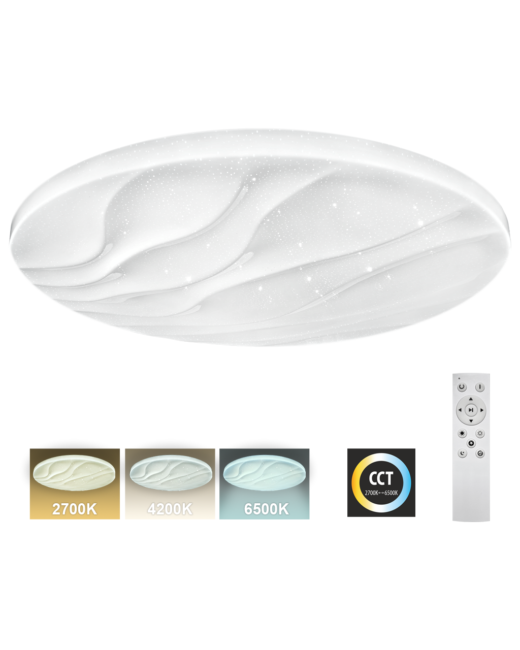 TR-608C – LIKA 80W 7600lm ø78cm CCT + Trixline vezérlő TR-608C – LIKA 80W 7600lm ø78cm CCT + Trixline vezérlő