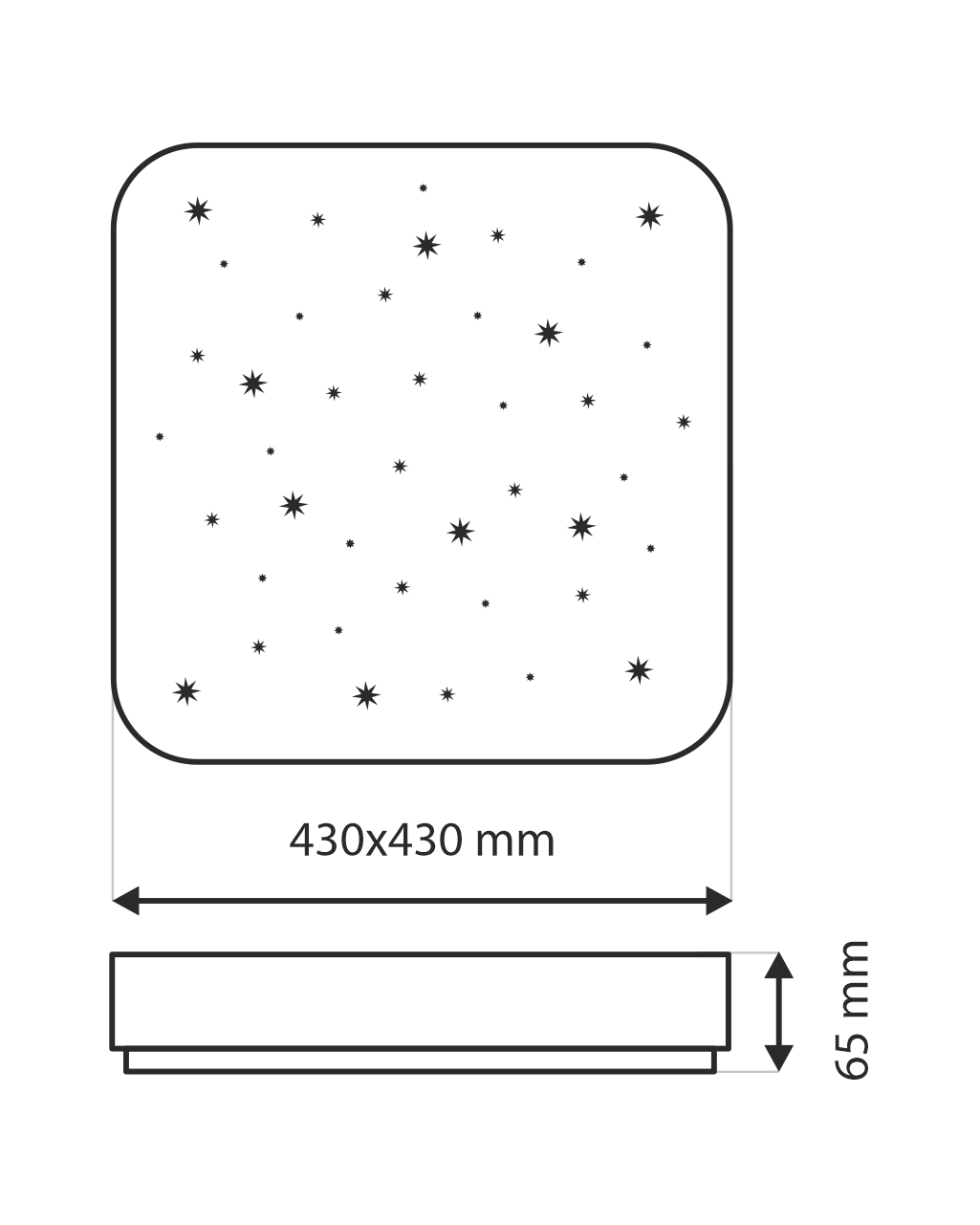 TR-609S - NERIS 36W 3420lm 43x43cm CCT + Trixline vezérlő - Image 4