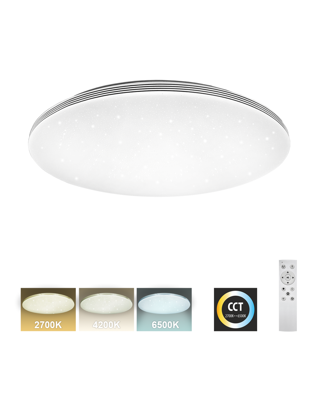 TR-611C - VENTA 36W 3420lm ø48cm CCT + Trixline vezérlő