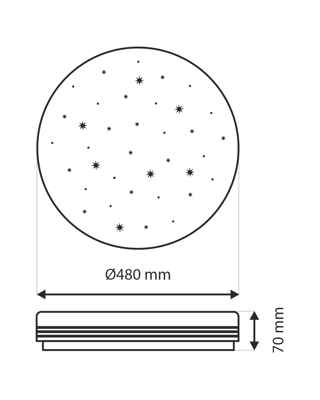 TR-611C - VENTA 36W 3420lm ø48cm CCT + Trixline vezérlő - Image 4