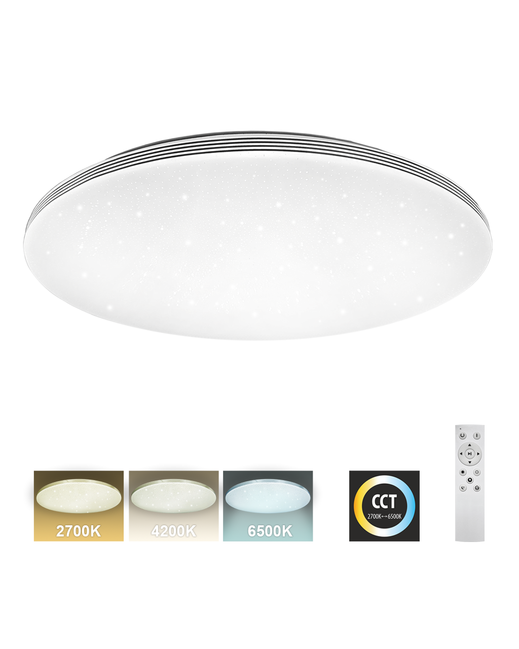 TR-612C - VENTA 60W 5700lm ø58cm CCT + Trixline vezérlő