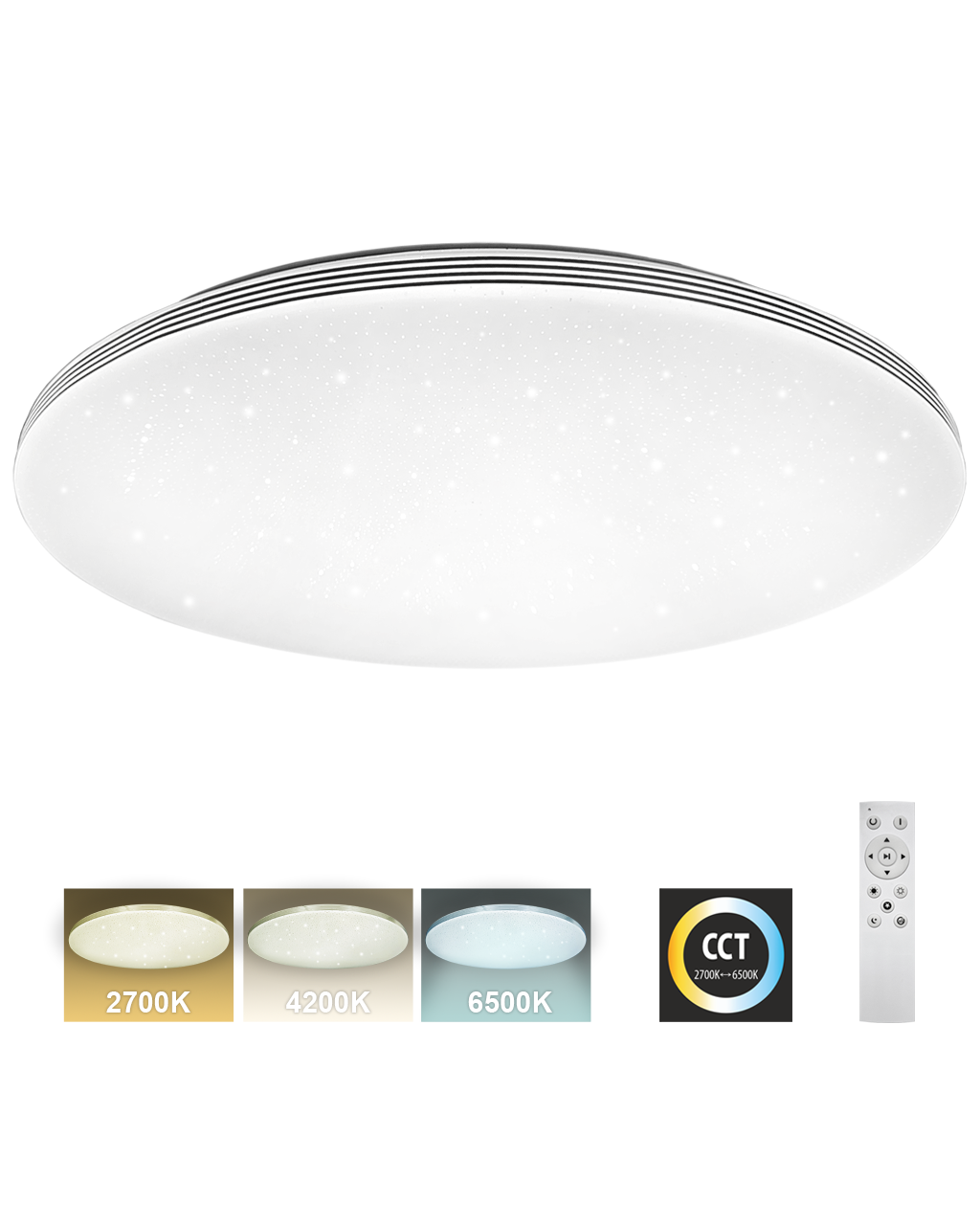 TR-613C - VENTA 80W 7600lm ø78cm CCT + Trixline vezérlő