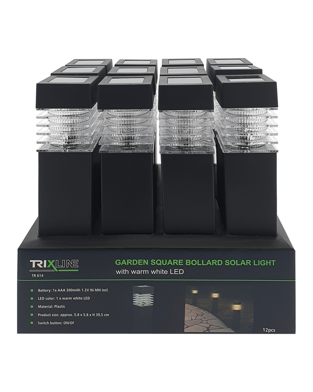 TRIXLINE TR 614 napelemes LED kerti lámpa - Image 2