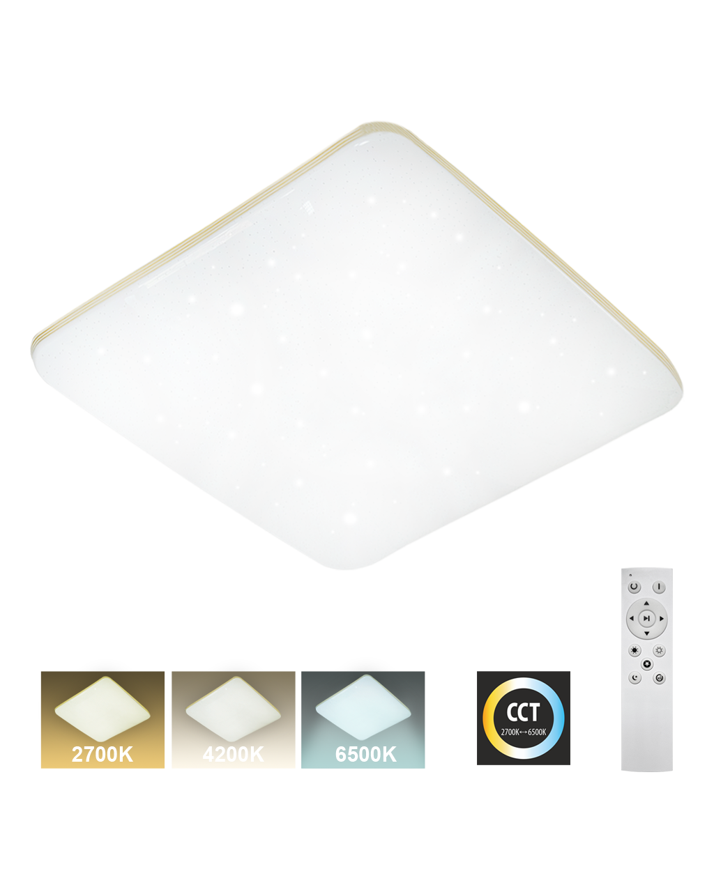 TR-615S - MANA 60W 5700lm 53x53cm CCT + Trixline vezérlő