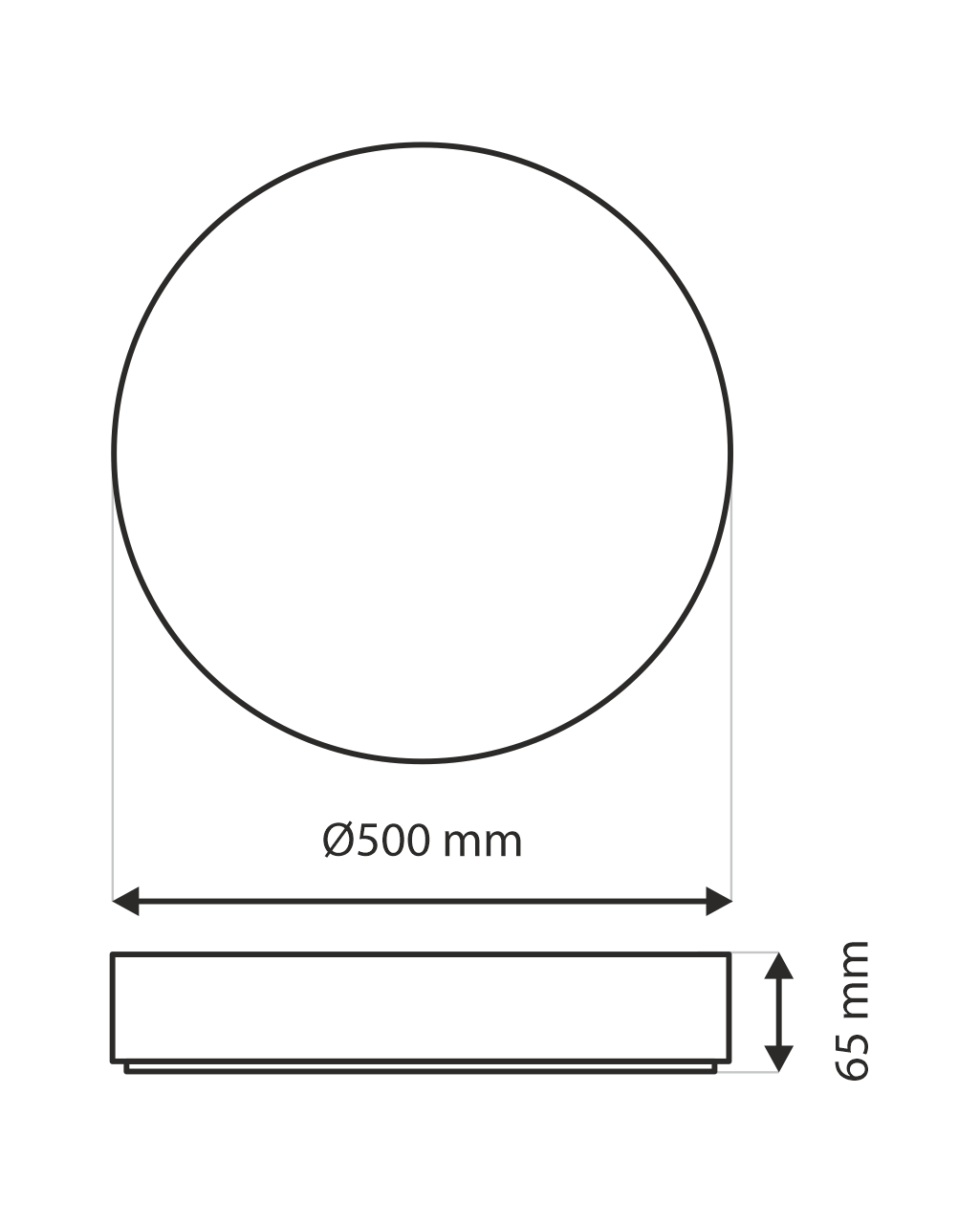 TR-616C - DRINA 36W 3420lm ø50cm CCT + Trixline vezérlő - Image 4