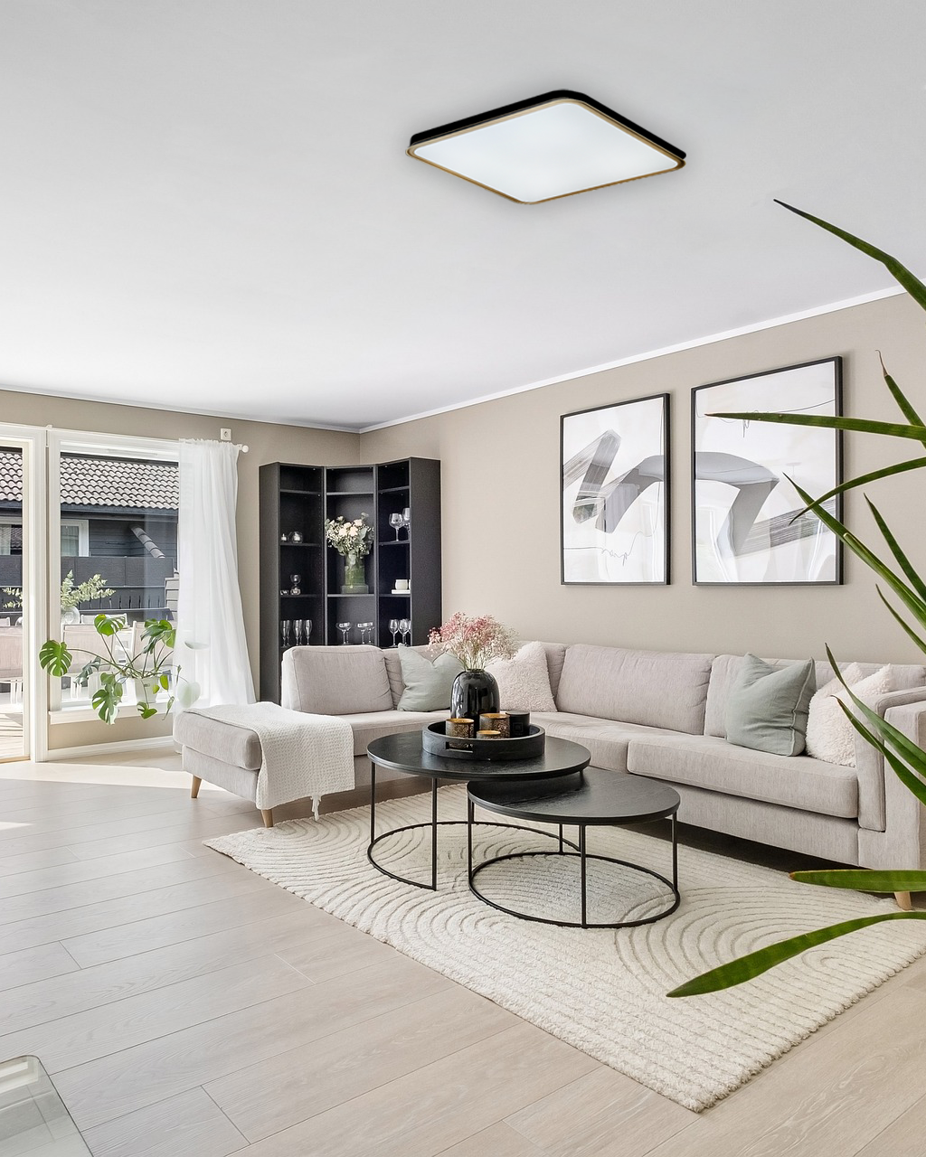 LED TR-618S - UNA 60W 5700lm 50x50cm CCT + Trixline vezérlő mennyezeti - Image 3