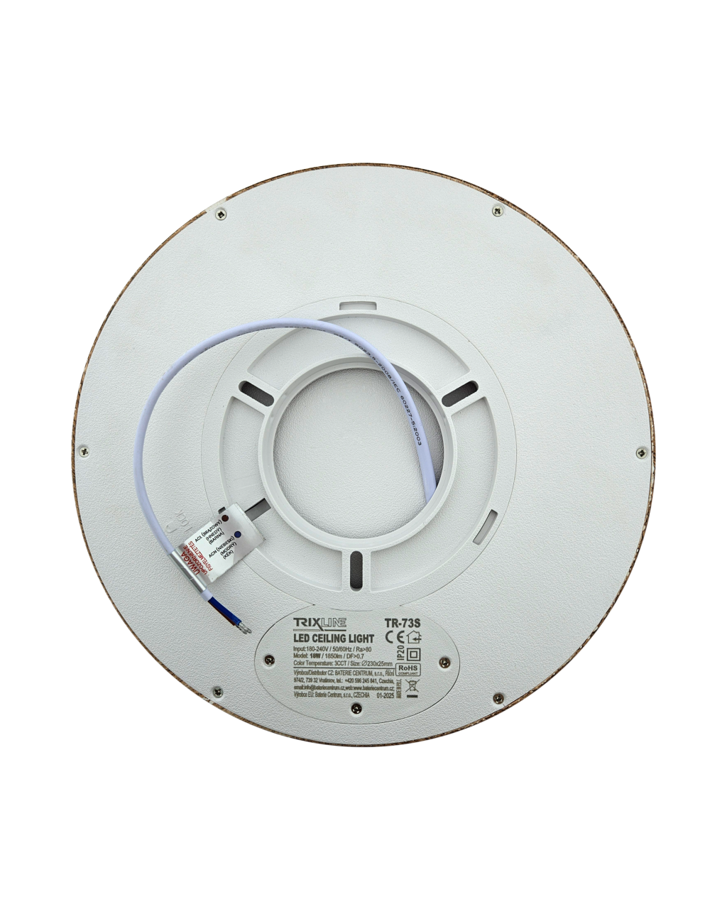 Mennyezeti TR-73S-18W LED lámpa 3CCT 1850lm ø23x2.5cm Trixline - Image 4