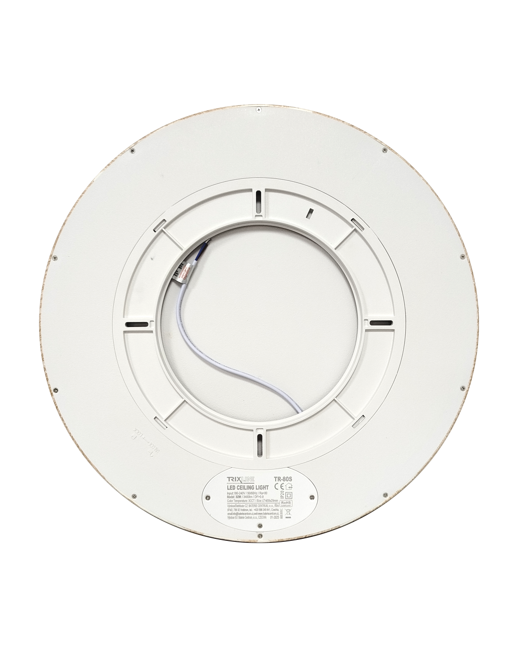 Mennyezeti TR-80S-32W LED lámpa 3CCT 3400lm ø40x2.5cm Trixline - Image 3