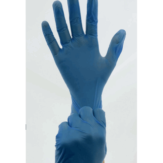 TR G400 Eldobhato Kesztyűk 100 db - S Méret Kék Stretch Trixline