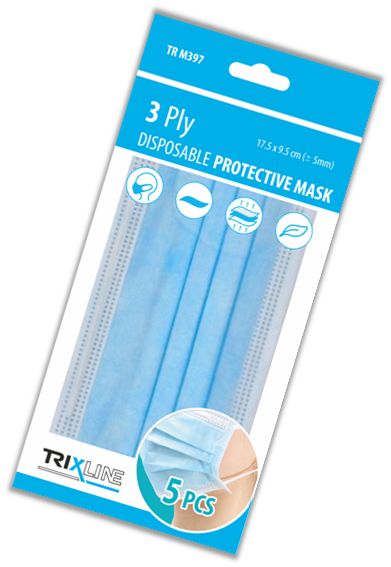 TRIXLINE 3 rétegű védőmaszk TR M397 - Image 2