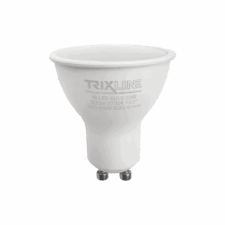 Trixline 10W GU10 2700K LED izzó 900lm meleg fehér Trixline 10W GU10 2700K LED izzó 900lm meleg fehér