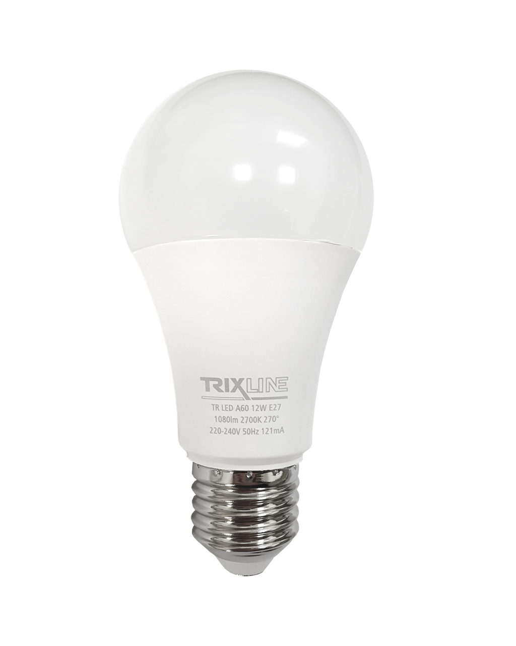 Trixline 12W E27 A60 2700K 1080lm meleg fehér Trixline 12W E27 A60 2700K 1080lm meleg fehér