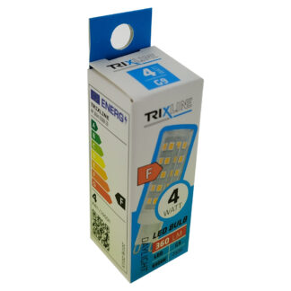 Trixline 4W 360lm G9 6500K LED izzó magas fehér Trixline 4W 360lm G9 6500K LED izzó magas fehér