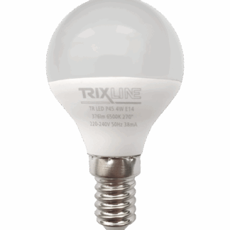 Trixline 4W 376lm E14 P45 6500K LED izzó hideg fehér Trixline 4W 376lm E14 P45 6500K LED izzó hideg fehér