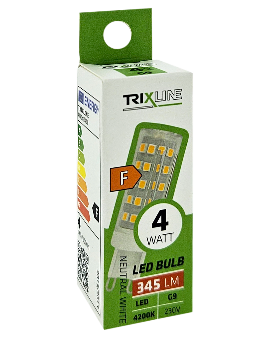 Trixline 4W G9 4200K semleges fehér Trixline 4W G9 4200K semleges fehér