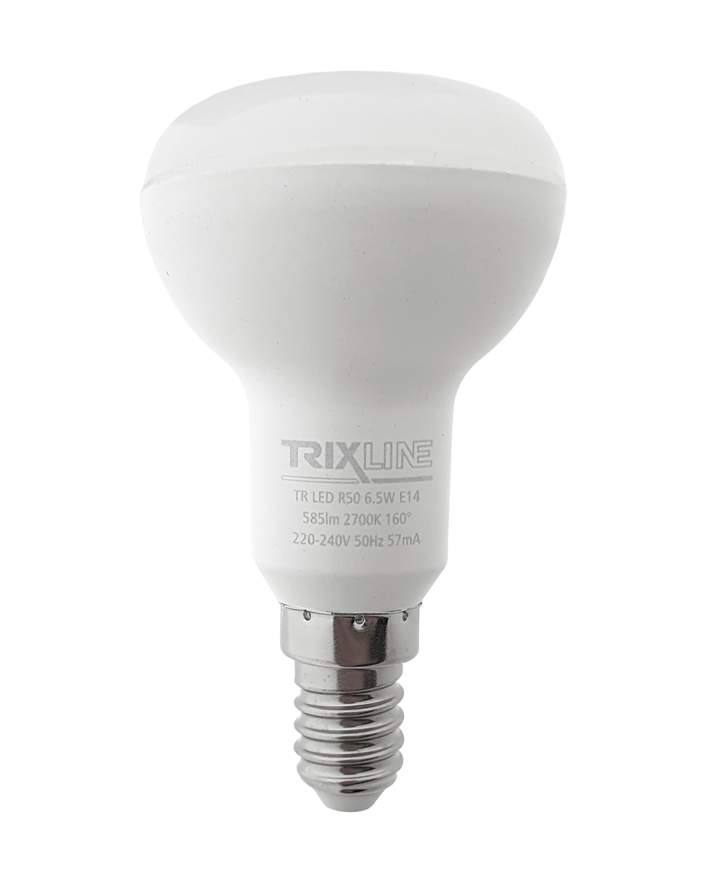 Trixline 6.5W E14 R50 2700K 585lm meleg fehér Trixline 6.5W E14 R50 2700K 585lm meleg fehér