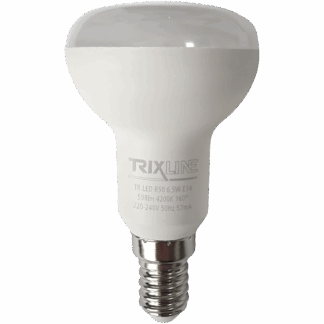 Trixline 6.5W E14 R50 4200K 598lm semleges fehér Trixline 6.5W E14 R50 4200K 598lm semleges fehér
